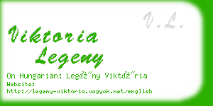 viktoria legeny business card